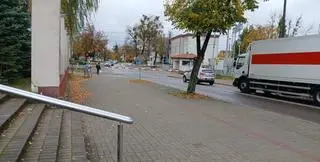 Przejazd kolejowy w centrum Iławy