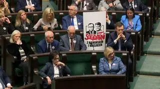 Baner w Sejmie