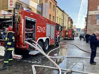 Pożar w Starogardzie Gdańskim