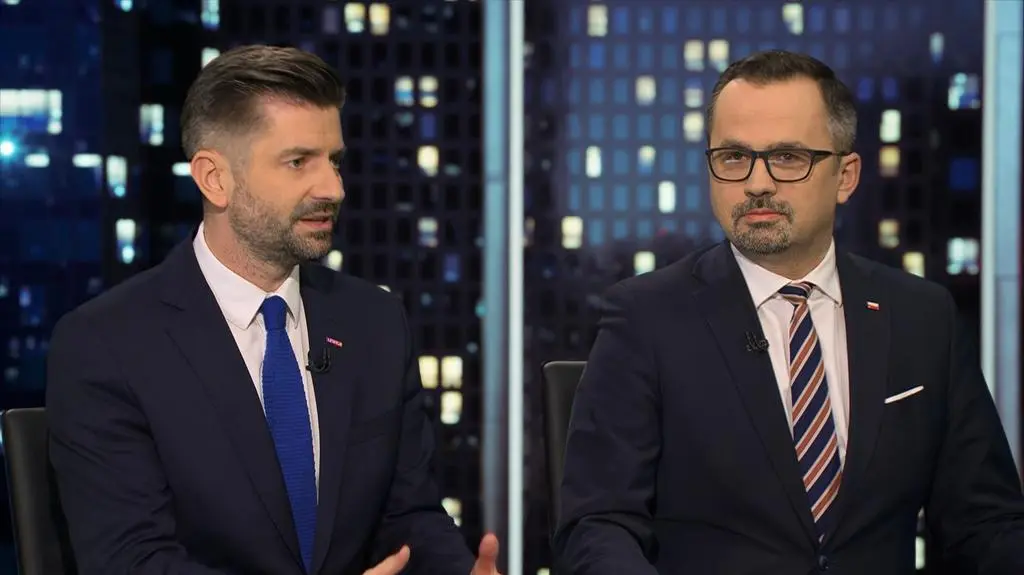 Krzysztof Śmiszek i Marcin Horała w "Kropce nad i" 