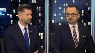 Krzysztof Śmiszek i Marcin Horała w "Kropce nad i" 