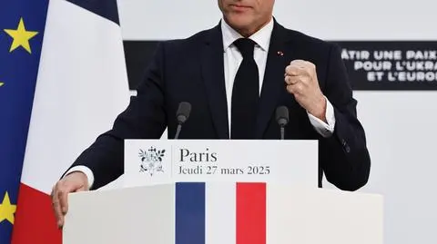 Macron o francusko-brytyjskiej propozycji dotyczącej wysłania wojsk do Ukrainy