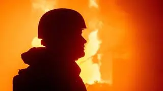 Pożar w Odessie po nocnym ataku Rosjan