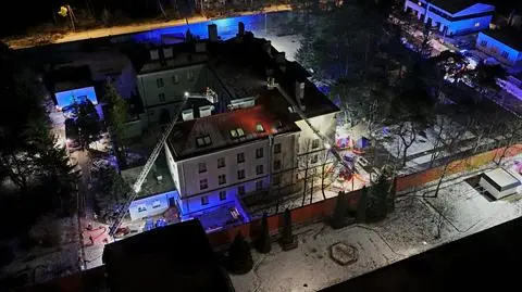 Szacują straty po pożarze, podopieczne nie mogą wrócić do ośrodka