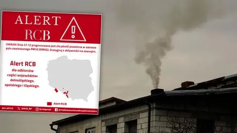 Alert RCB. "Zrezygnuj z aktywności na zewnątrz"