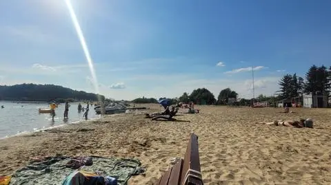 Był tego dnia z rodziną na plaży 