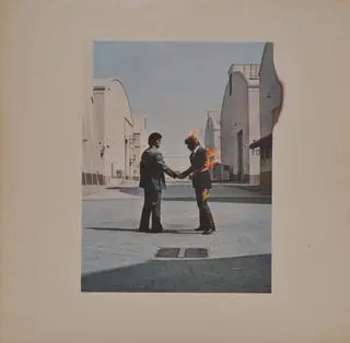 Okładka albumu "Wish You Were Here" zespołu Pink Floyd