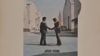 Okładka albumu "Wish You Were Here" zespołu Pink Floyd