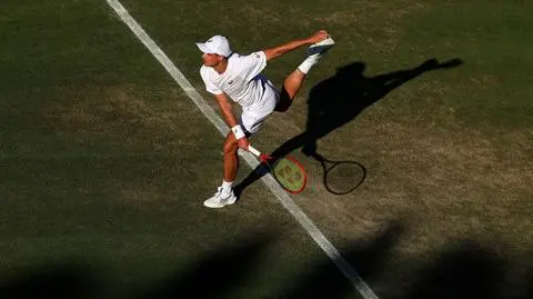 Jedyny Polak na Wimbledonie idzie jak po swoje