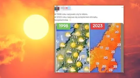 Temperatury podobne, a kolory inne. Co różni te mapy?
