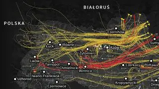 Tak latały rosyjskie drony i rakiety. Kilka przekroczyło polską granicę
