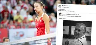 Magda Linette żegna Karola Stopę