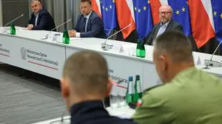 Odprawa szefa MSWiA Marcina Kierwińskiego z szefami służb i wojewodami 
