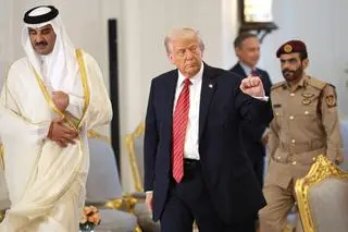Trump w Katarze.