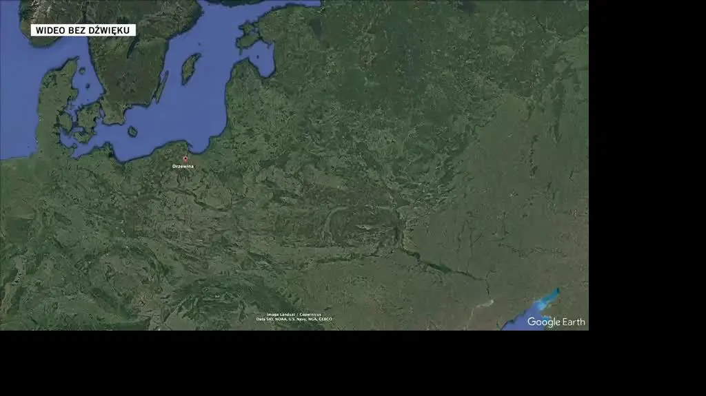 wieś Drzewina w woj