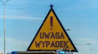 Wypadek na autostradzie