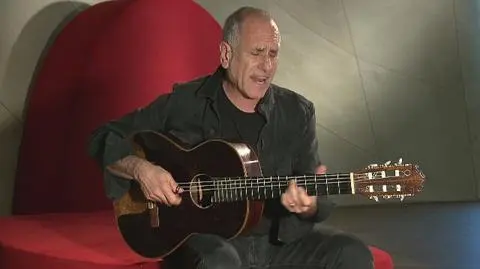 TVN24s Łukasz Jedliński interviews Israeli songwriter David Broza