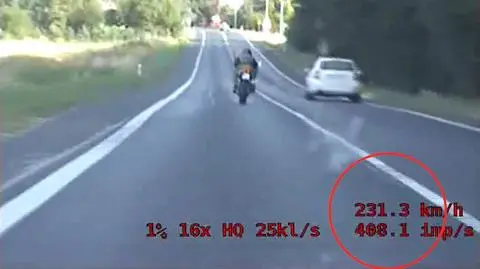 Uciekał motocyklem przed policją