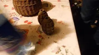 Znaleziono również granaty