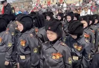 "Prawnuki Zwycięstwa" na ulicach Władywostoku