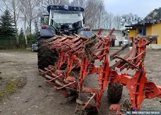 Kierowca ciągnika był pijany