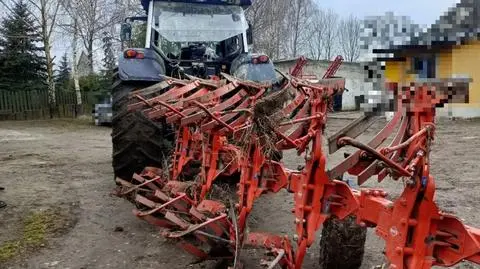 Kierowca ciągnika był pijany