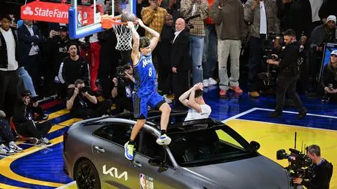 Przeskoczył samochód, dwa wsady w jednej próbie. "Kocham ten konkurs"