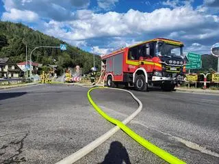 Uszkodzenie gazociągu w Tylmanowej