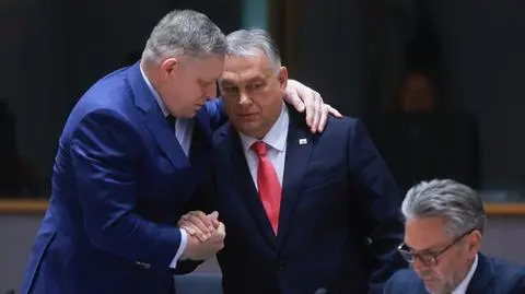 Robert Fico (z lewej) i Viktor Orban