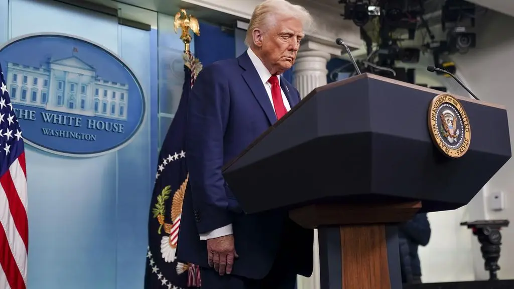 Donald Trump na konferencji