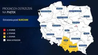 Prognoza zagrożeń na piątek