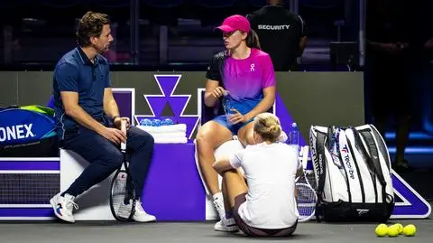 Świątek już trenuje w Rijadzie. Czeka jeszcze na jedną osobę ze sztabu