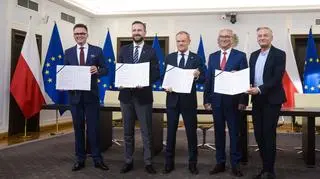 Umowa koalicyjna. Uroczyste podpisanie dokumentu 10 listopada 2023 roku