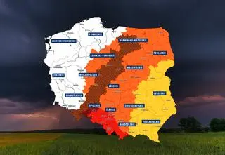 Fatalne prognozy. W części kraju czerwone ostrzeżenia IMGW