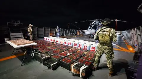 Nigdy na wodzie nie przejęli aż tylu narkotyków. Rekordowa operacja