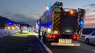 Poważny wypadek na S8 pod Łodzią