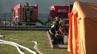 Pożar w miejscowości Kawle na Pomorzu