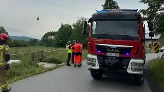 Żołnierz zginął, jadąc motocyklem. Uderzył w krzyż