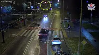 Zmienił pas na przejściu 