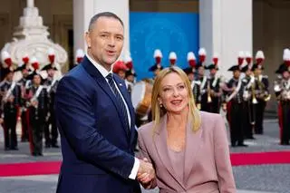 Wizyta Karola Nawrockiego we Włoszech