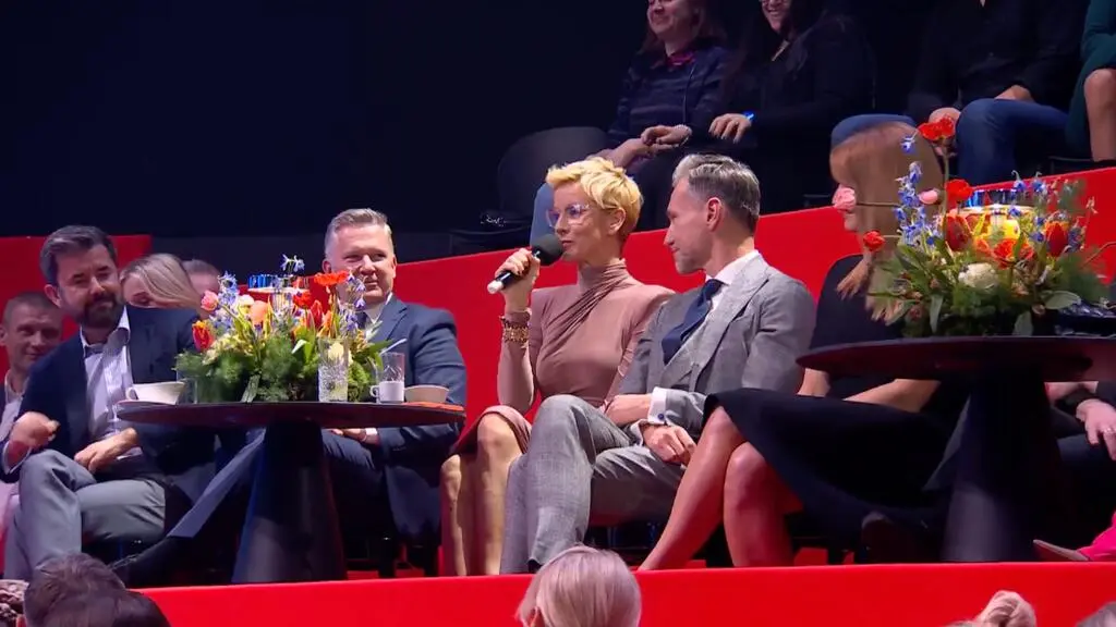 Dziennikarze "Faktów" TVN na konferencji ramówkowej TVN