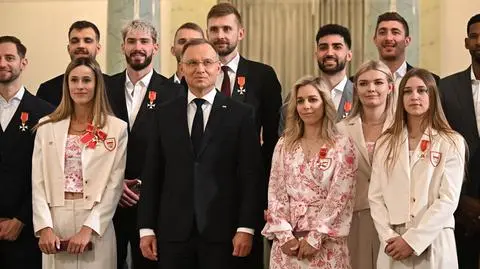 Medaliści olimpijscy odznaczeni przez prezydenta Andrzeja Dudę