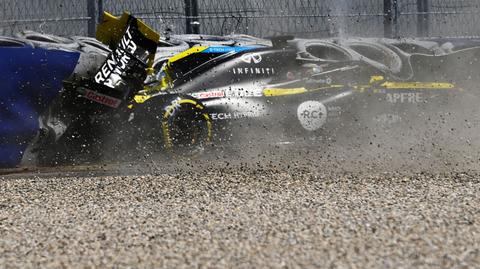 Groźnie wyglądający wypadek na treningu F1. "Przepraszam"