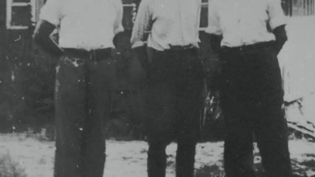 Witold Pilecki z kolegami