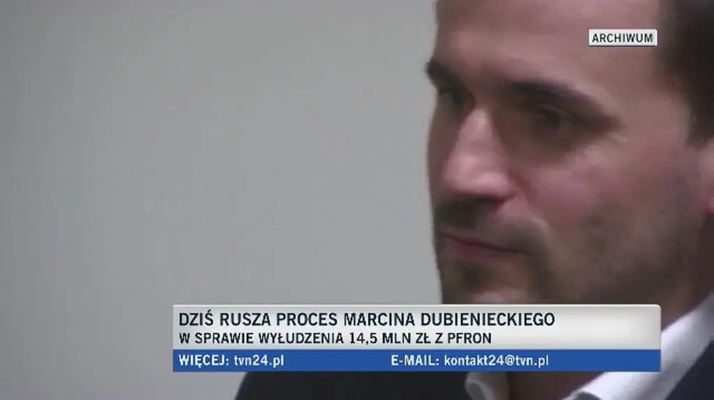 Dubieniecki przekonuje że jest niewinny