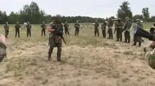 Najemnicy Grupy Wagnera na białoruskim poligonie 