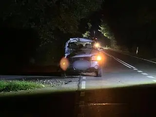 Wypadek koło Magnuszewa