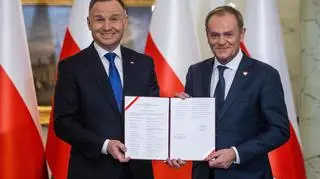 Zaprzysiężenie premiera Donalda Tuska (zdjęcie agencyjne)