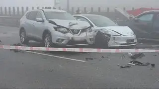 Karambol w rejonie Góry Świętej Anny 