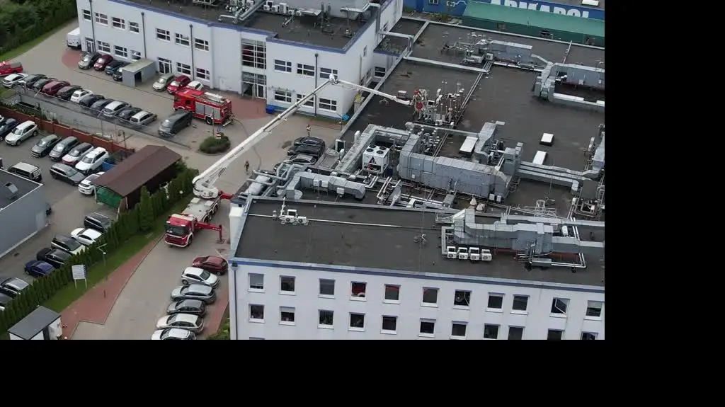 Pozar w laboratorium